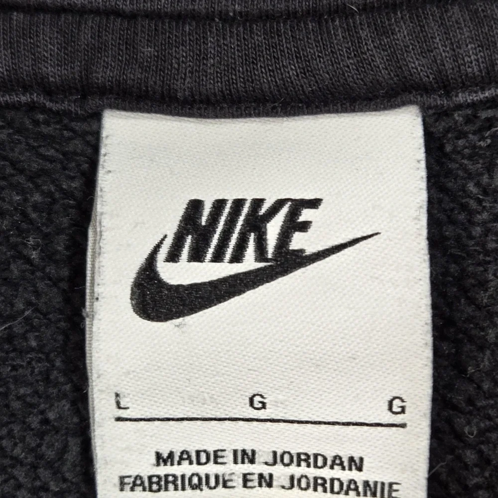 Nike Hoodie Sweatshirt Mens Large Black Club Fleece‎ Pullover Logo BV2654-010